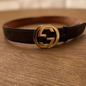 Gucci Women's Belt - Brown - Size 90